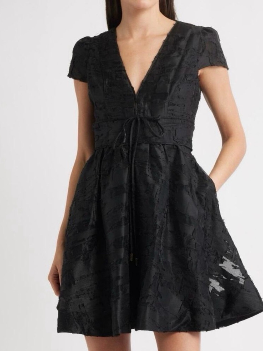 CIEBON Black Mini Dress